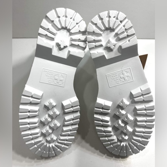 Dr. Martens Unisex Women’s SZ.9/Men’s 8 Vegan Jadon II Platform White Boots New - Picture 7 of 13